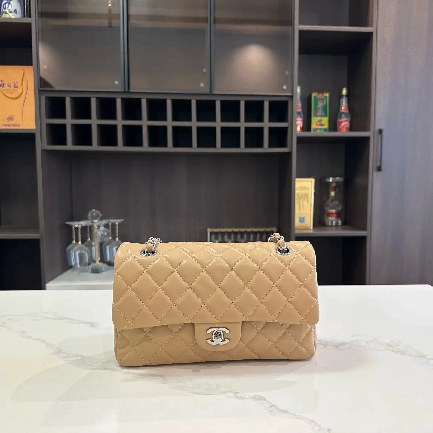 Women’s Luxury Handbag High-Quality Leather Classic Chain Quilted Bag by jimmy_luxuries
