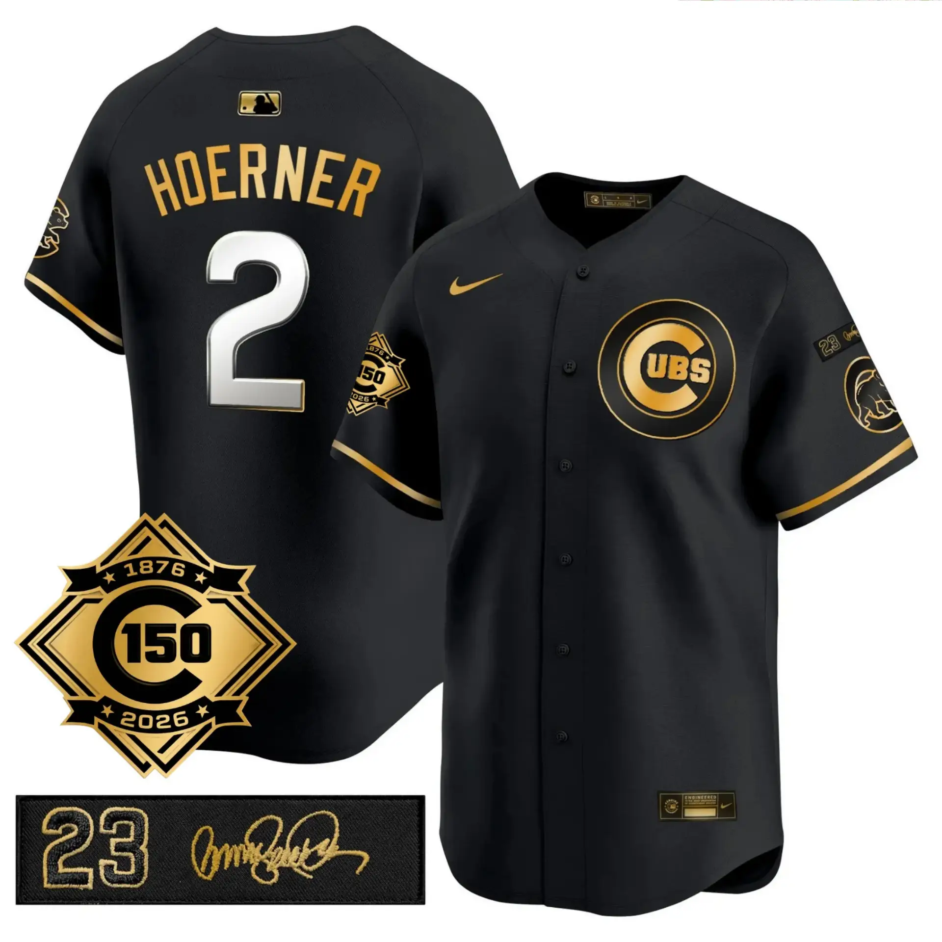 CHC Limited Jersey - 150th Anniversary & 'Ryno' Tribute Patch - All Stitched by Chicago Cubs