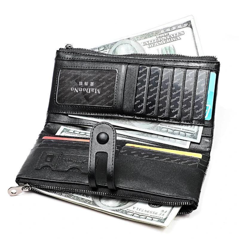 Long wallet made of genuine leather by Bowlift