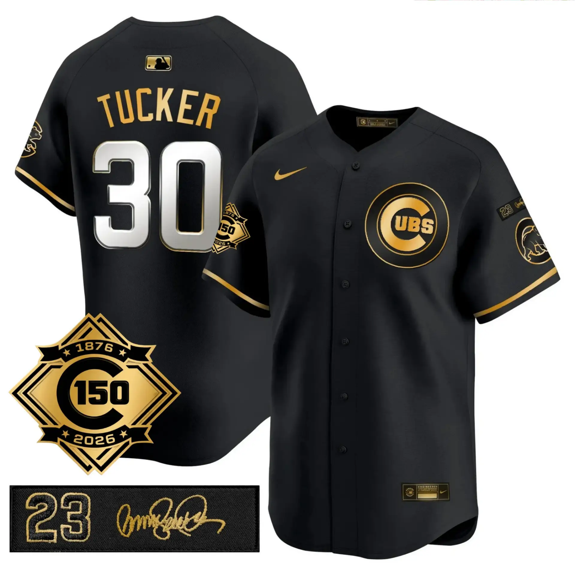 CHC Limited Jersey - 150th Anniversary & 'Ryno' Tribute Patch - All Stitched by Chicago Cubs