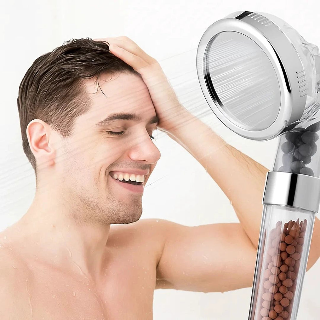 AquaBoost | High‑Pressure Handheld Shower Head – Pressure‑Boost Spray – Low‑Pressure Bowlift by Bowlift