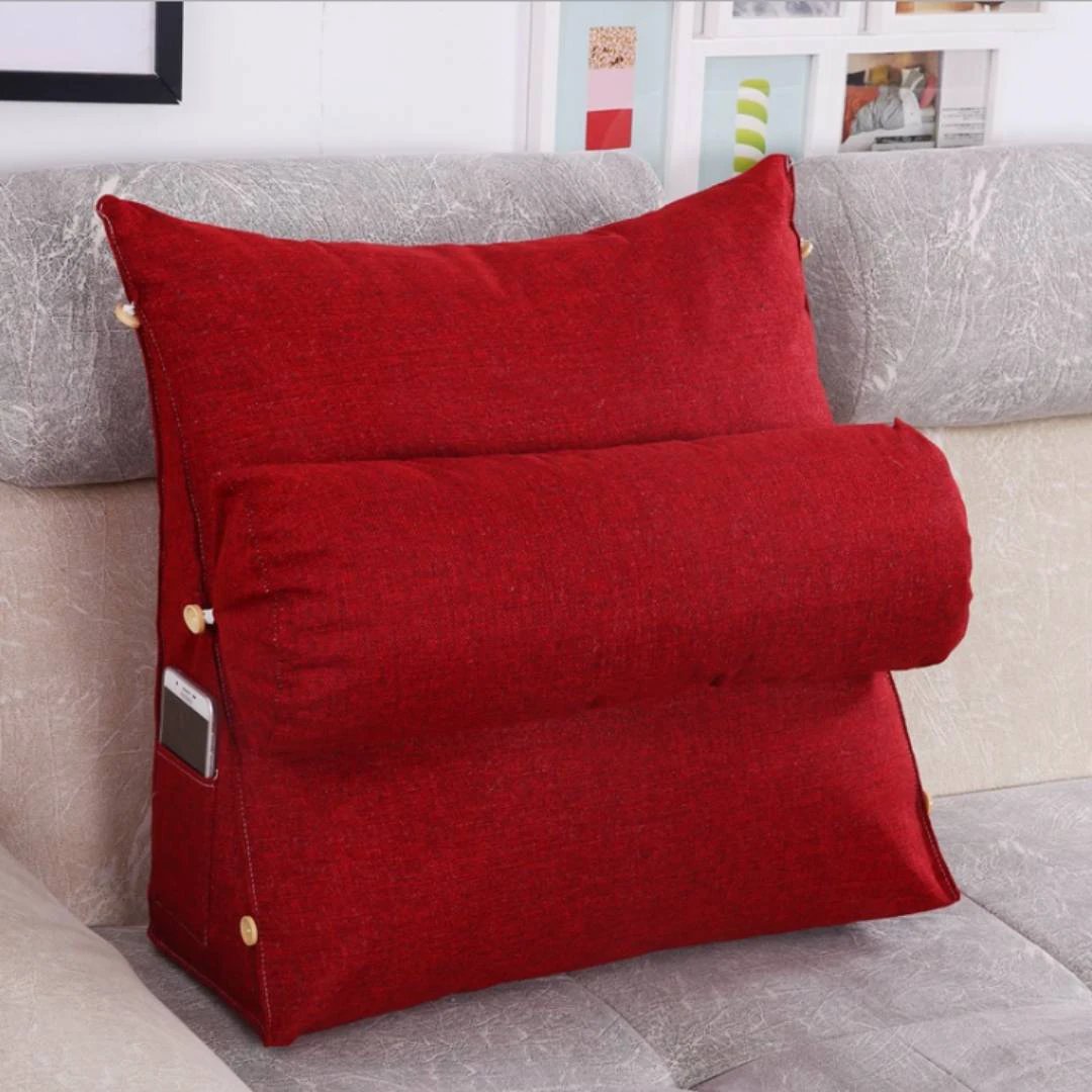 LoungeEase | Backrest Pillow for Reading and TV - Lumbar Support Adjustable Bed Pillow - Comfort Posture - Versatile Use Pillow Bowlift by Bowlift