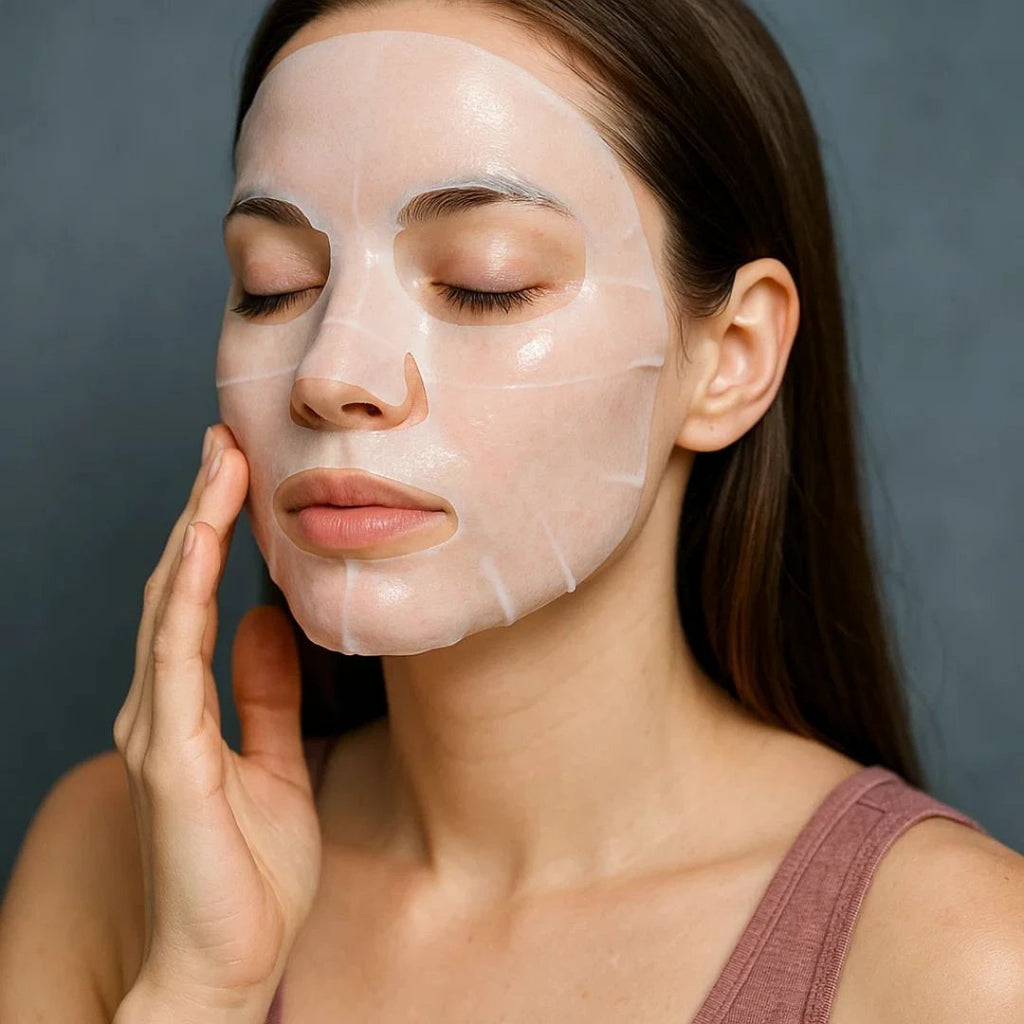 Dermaglow | Collagen Sheet Mask – Overnight Hydration – Hydrogel – Mature & Dry Skin Bowlift by Bowlift