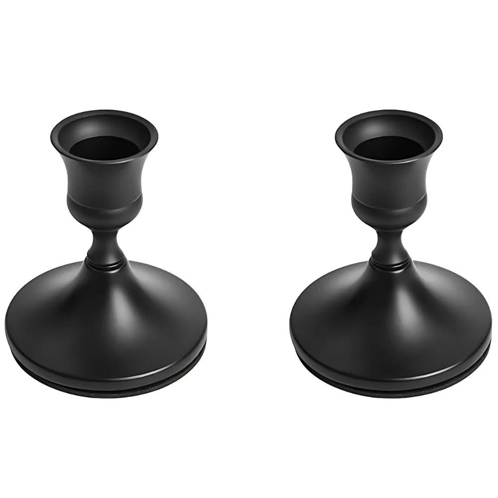 Shimmering Vintage Candle Holder | 2pc Set by Casa & Beyond