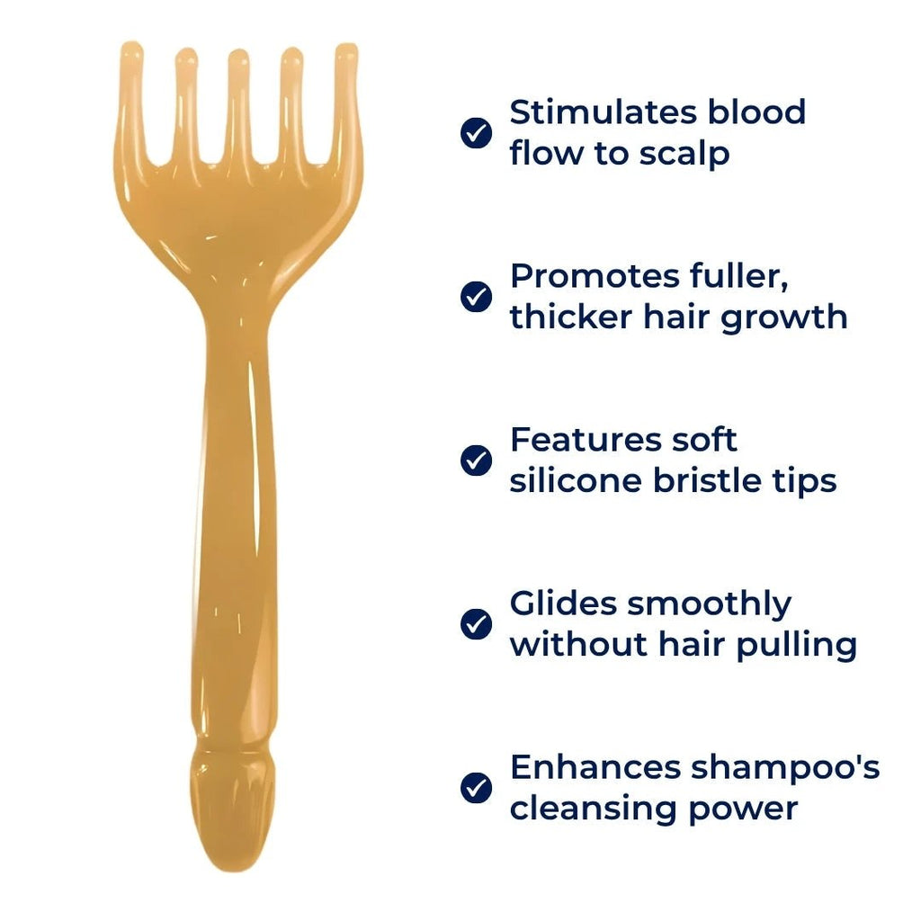 Boost Hair Growth – Silicone Bristles – Tangle-Free Comfort – Improve Circulation – At-Home Care Bowlift by Bowlift