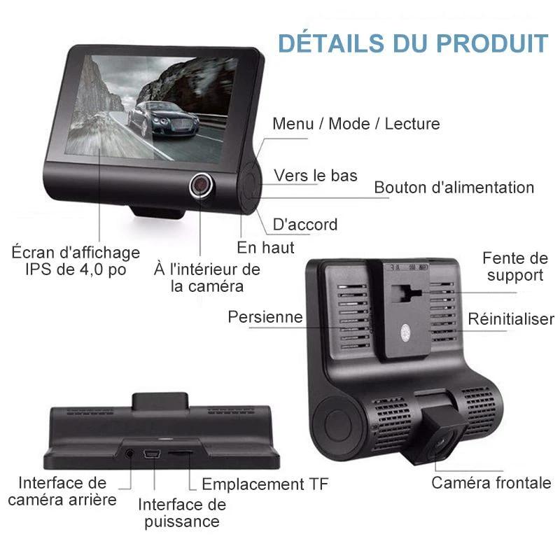 Tachograph with 3 HD lenses by Bowlift