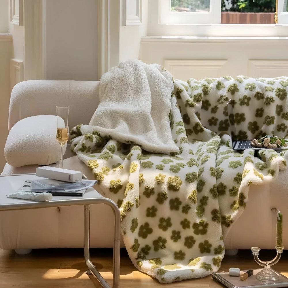 Nature's Wildflower Bliss Blanket by Casa & Beyond