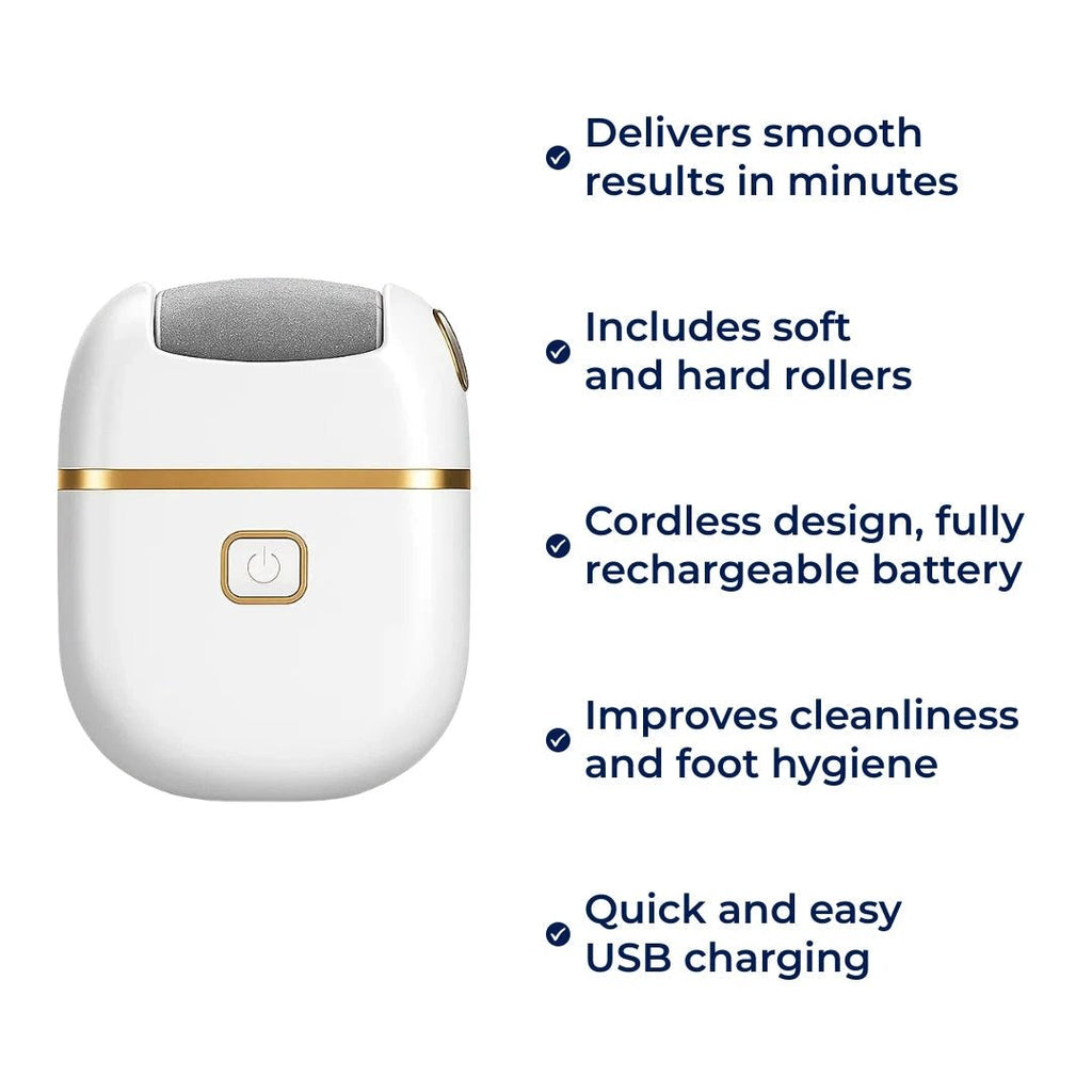 Callus Remover – Rechargeable Cordless – Heals Cracked Heels – Restores Soft, Smooth Feet at Home Bowlift by Bowlift