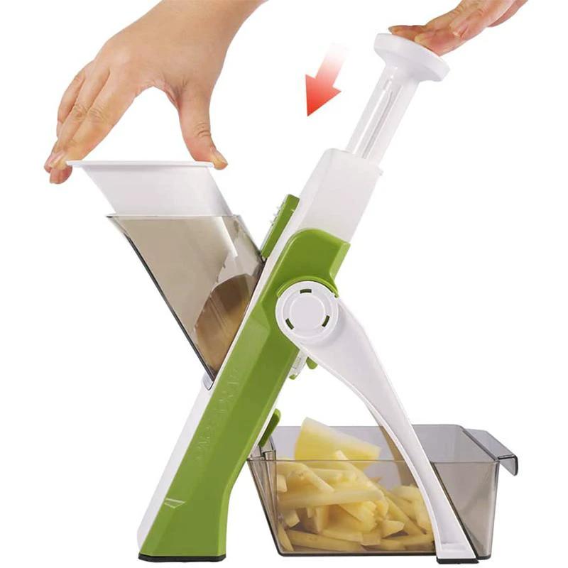 Adjustable Safety Vegetable Cutter by Bowlift