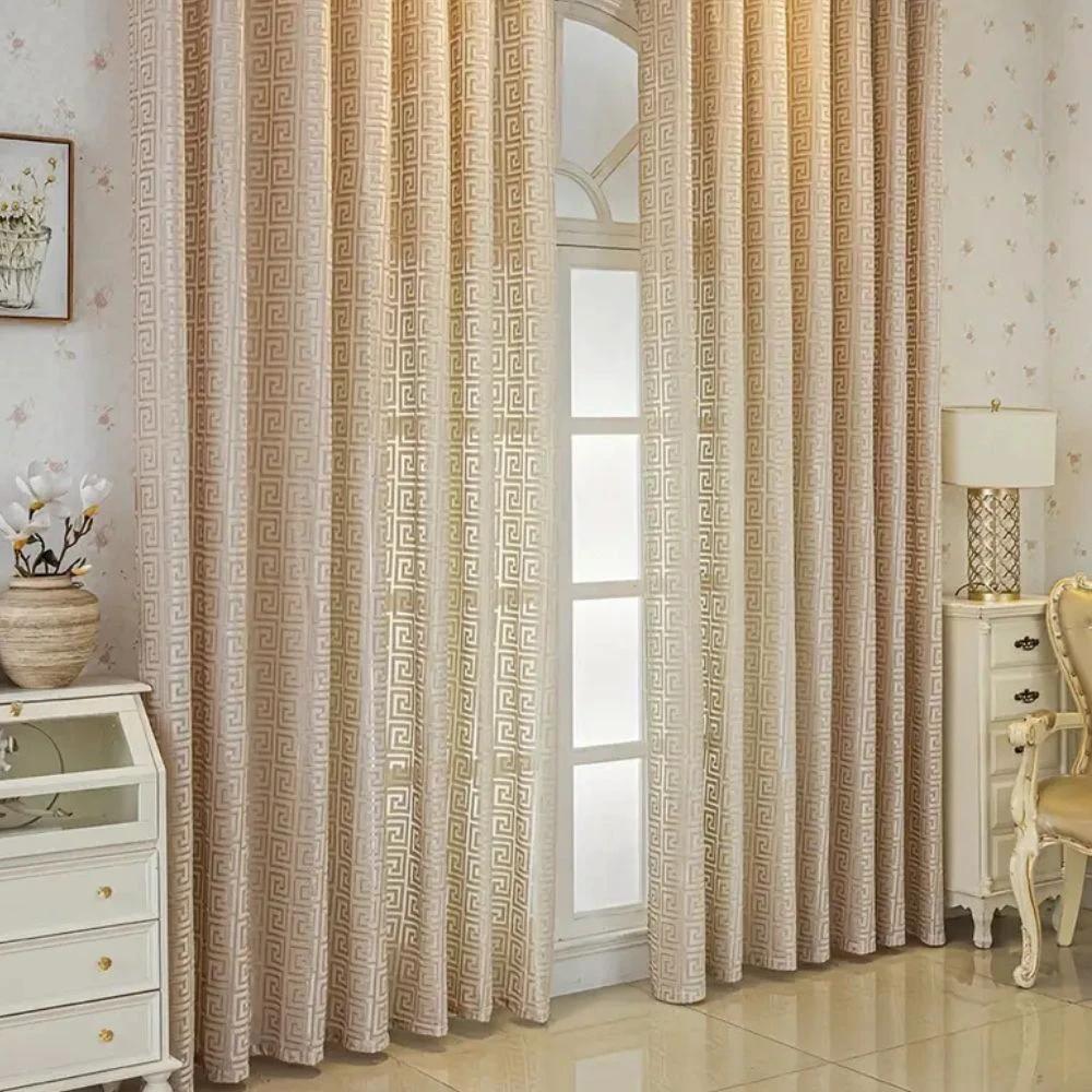 Imperial Maze Embroidered Curtain by Casa & Beyond