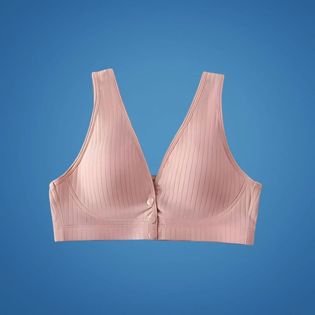 Wire-free Comfort – Breathable Cotton – Easy One-Hand Access – All-Day Support for Breastfeeding Mothers Bowlift by Bowlift