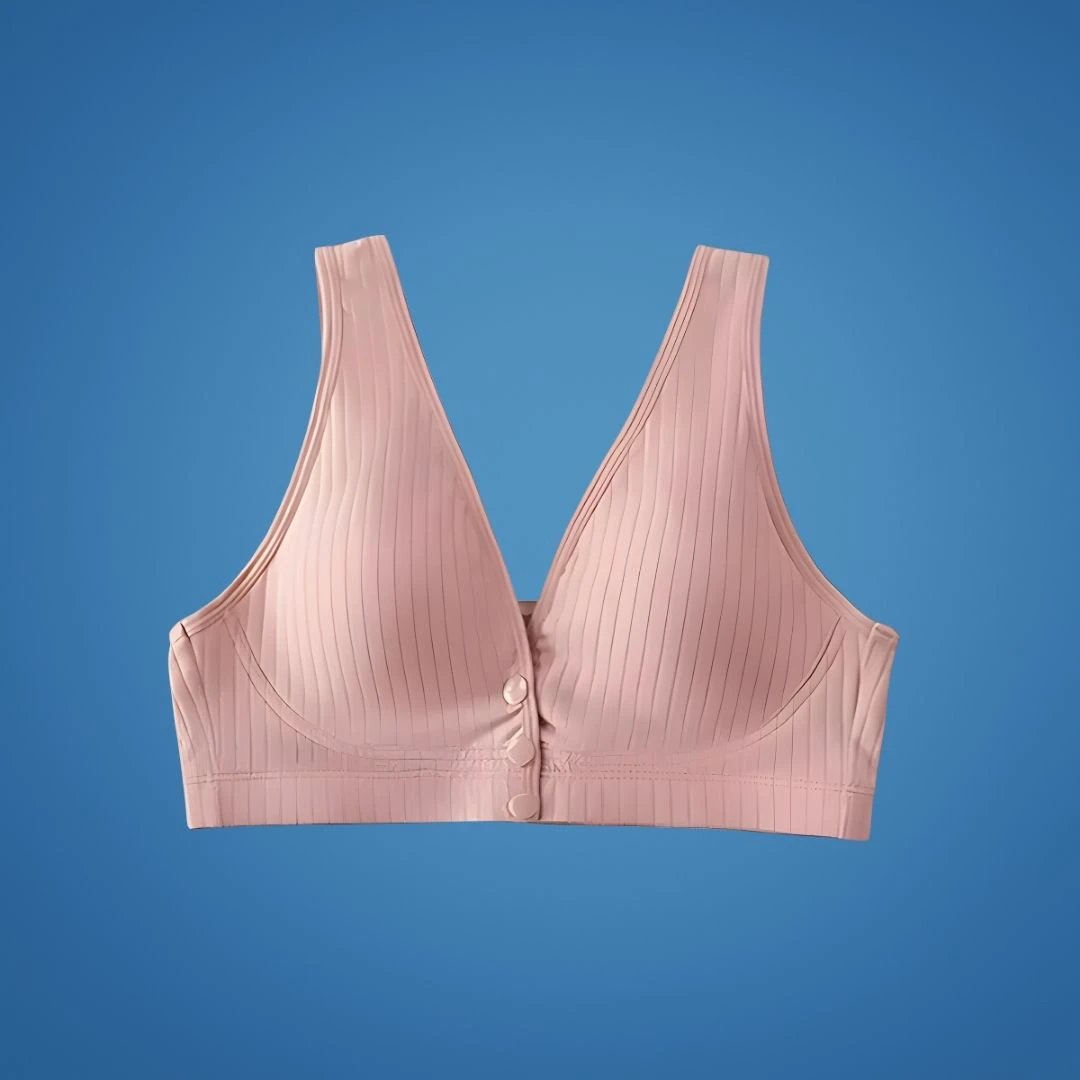 Wire-free Comfort – Breathable Cotton – Easy One-Hand Access – All-Day Support for Breastfeeding Mothers Bowlift by Bowlift