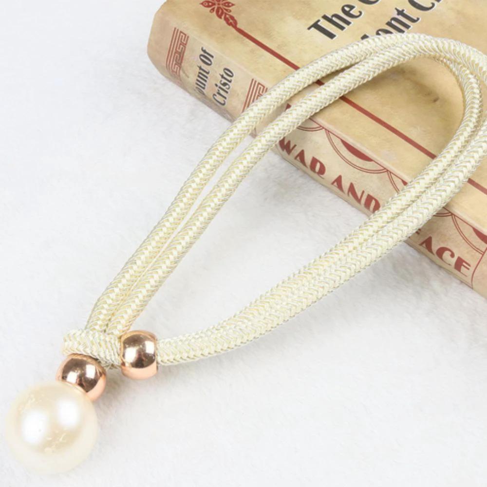 Lustrous Pearl Curtain Tie Back | 2 Pcs Set by Casa & Beyond