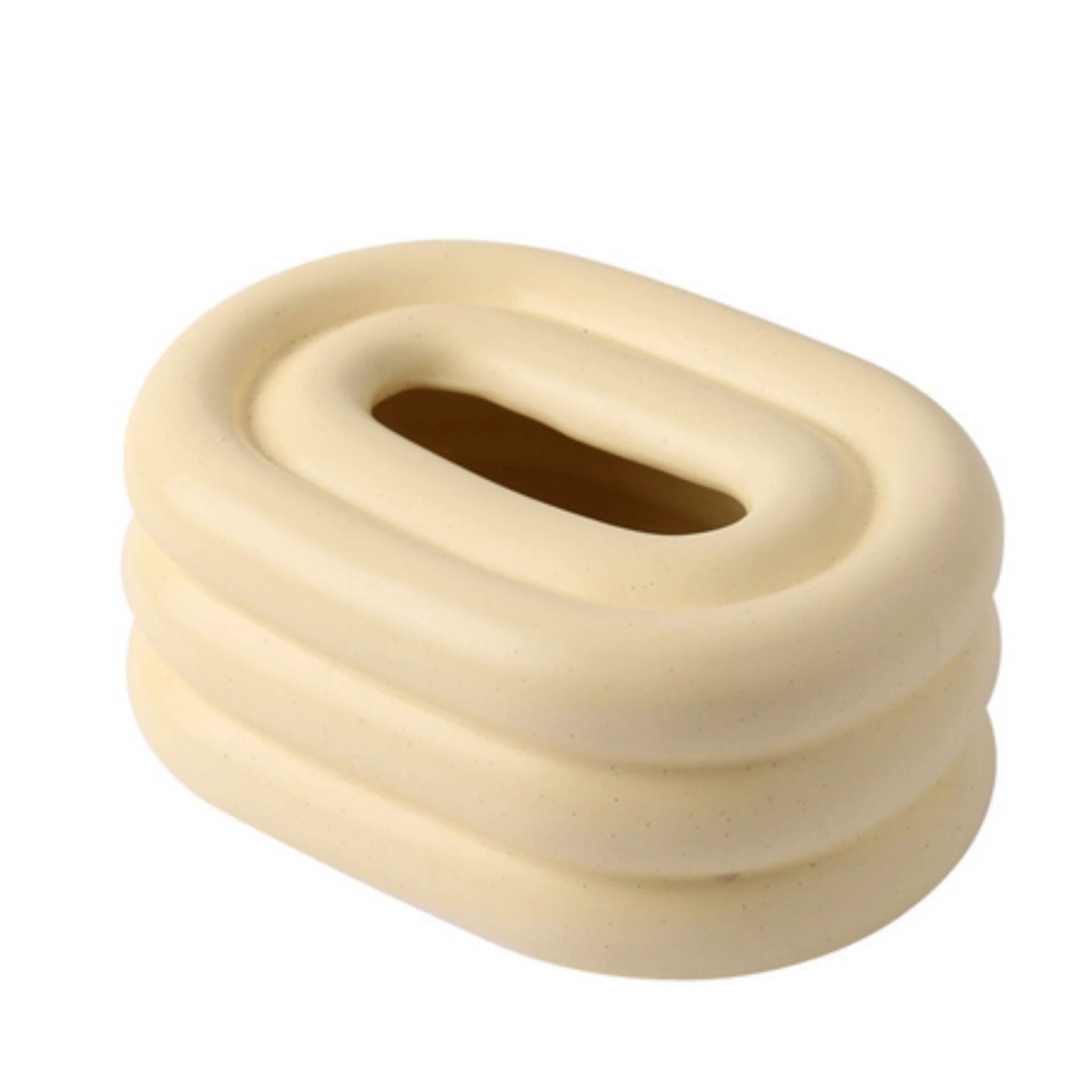 Lustre Ceramic Tissue Holder by Casa & Beyond