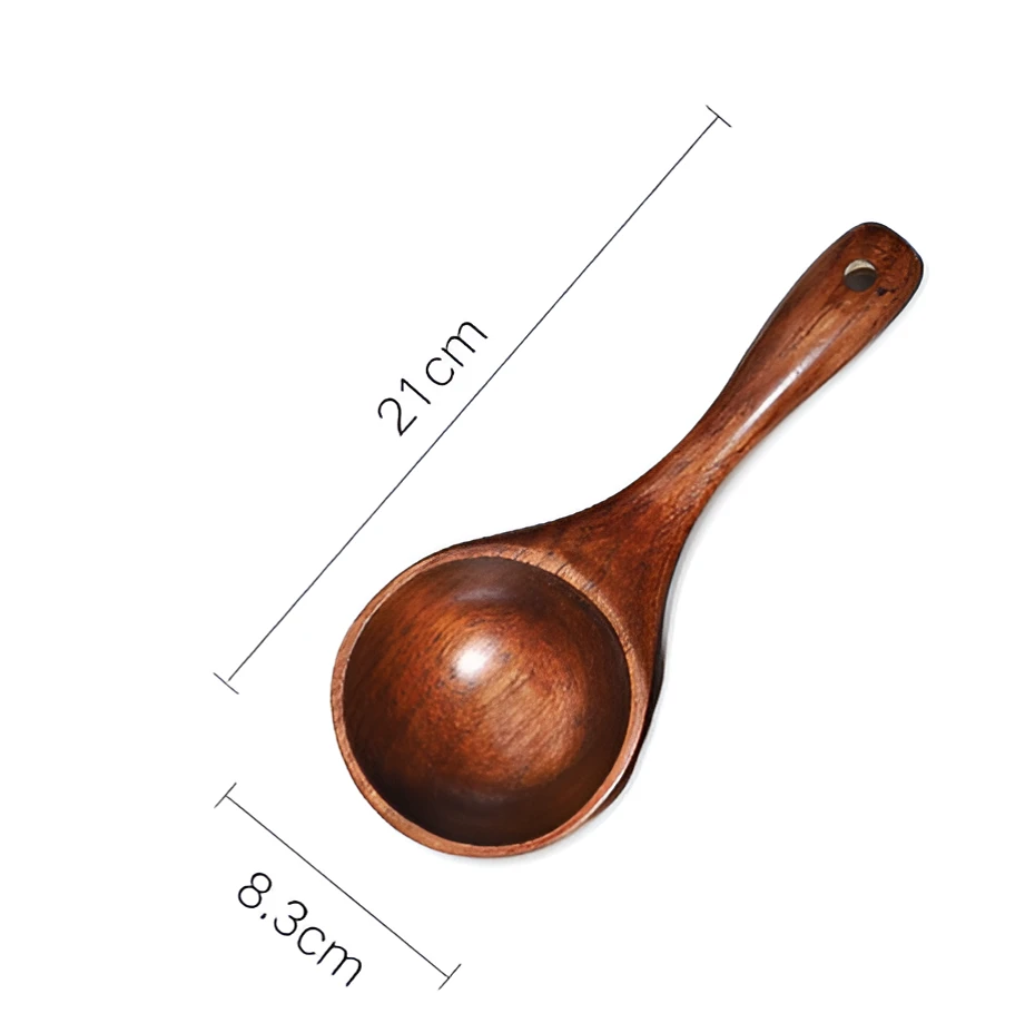 Large Wooden Multi-Purpose Scoop- 1pc by Casa & Beyond