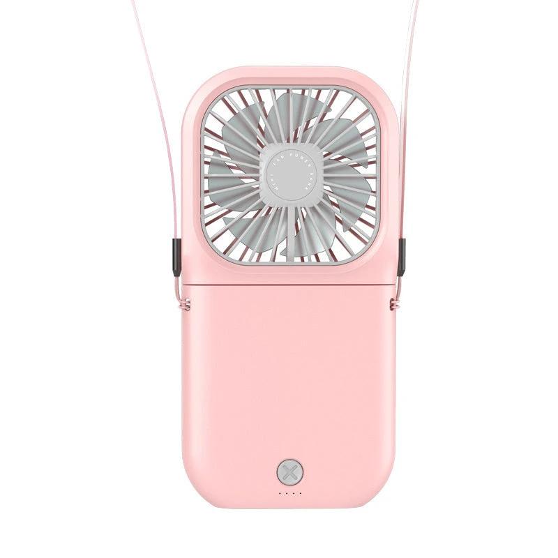 Portable hanging neck fan by Bowlift