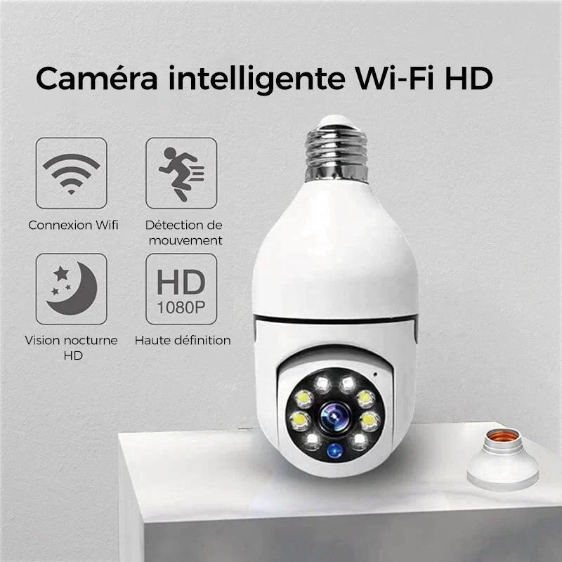 Wireless security camera without cables with light bulb by Bowlift