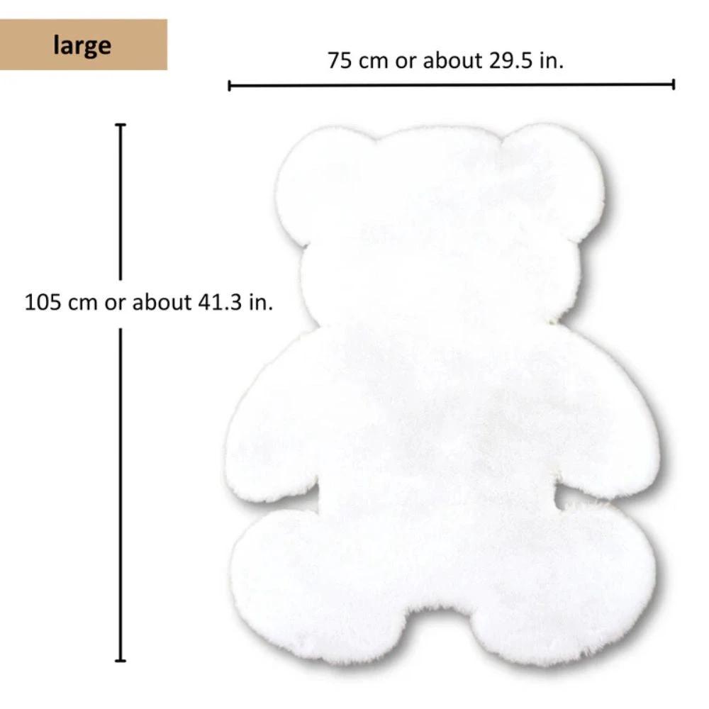 Fluffy Charm Teddy Bear Rug by Casa & Beyond