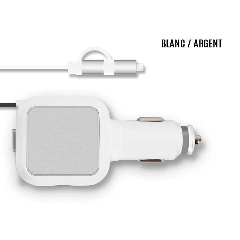 Ciaovie Car Charger Multi with Retractable Charging Cable by Bowlift
