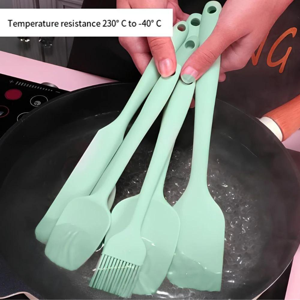 Flexible Silicone Spatula Set | 6 Pcs Set by Casa & Beyond
