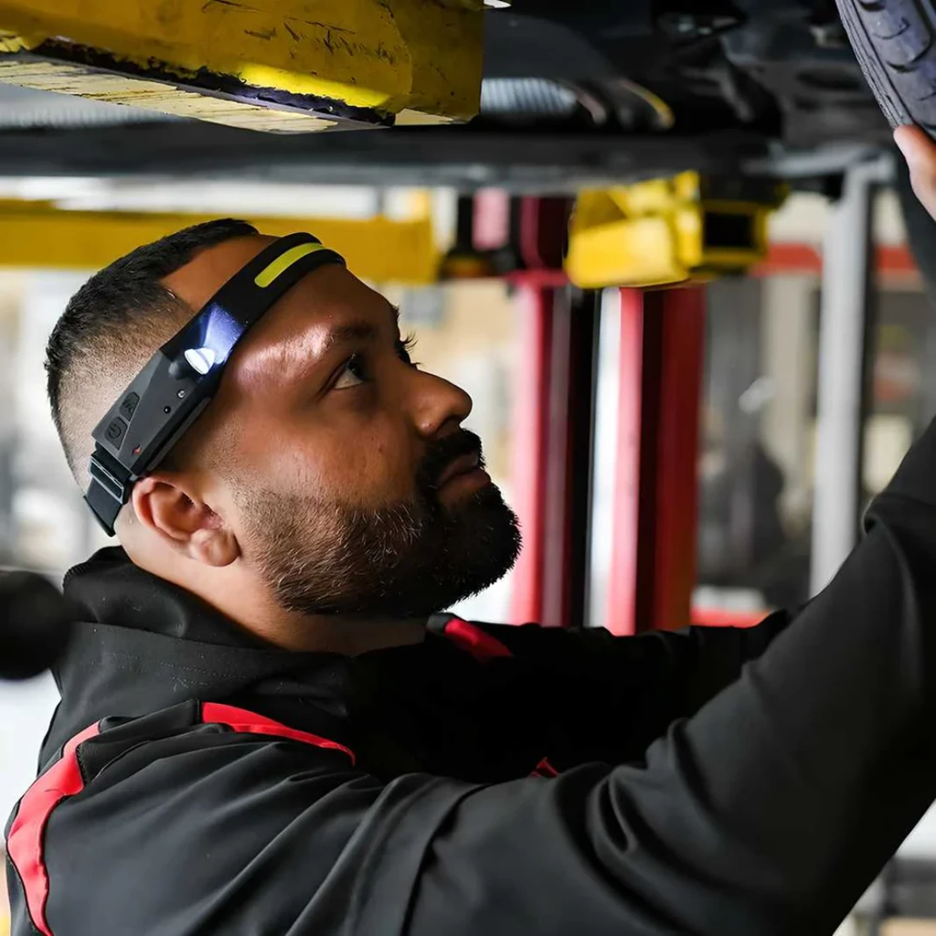 Wide Beam Headlight - Bright 350 Lumens with Motion Sensor for Clarity Bowlift by Bowlift