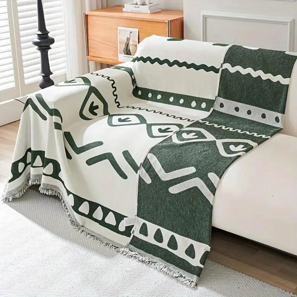 Bohemian Reversible Sofa Cover by Casa & Beyond