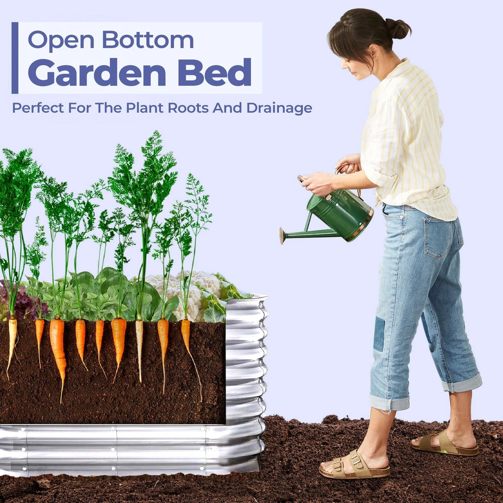 Galvanised Steel Raised Garden Bed - Easy Installations Bowlift by Bowlift