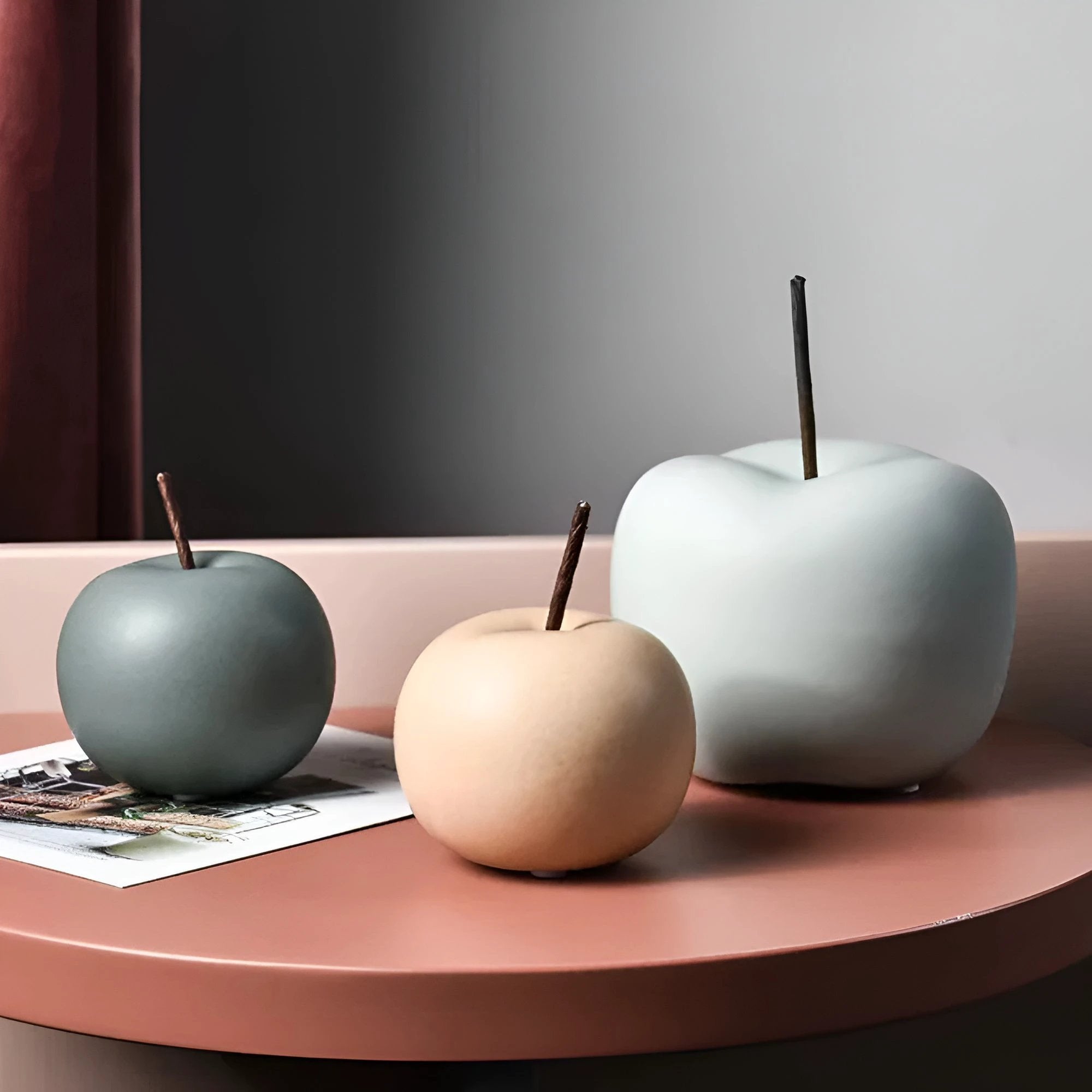 Apple Ceramic Ornaments by Casa & Beyond