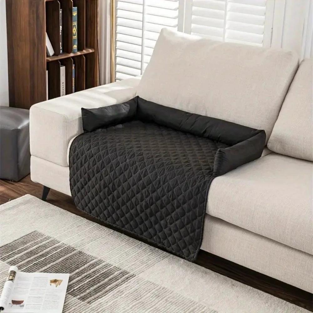 Bolstered Quilted Pet Sofa Protector by Casa & Beyond