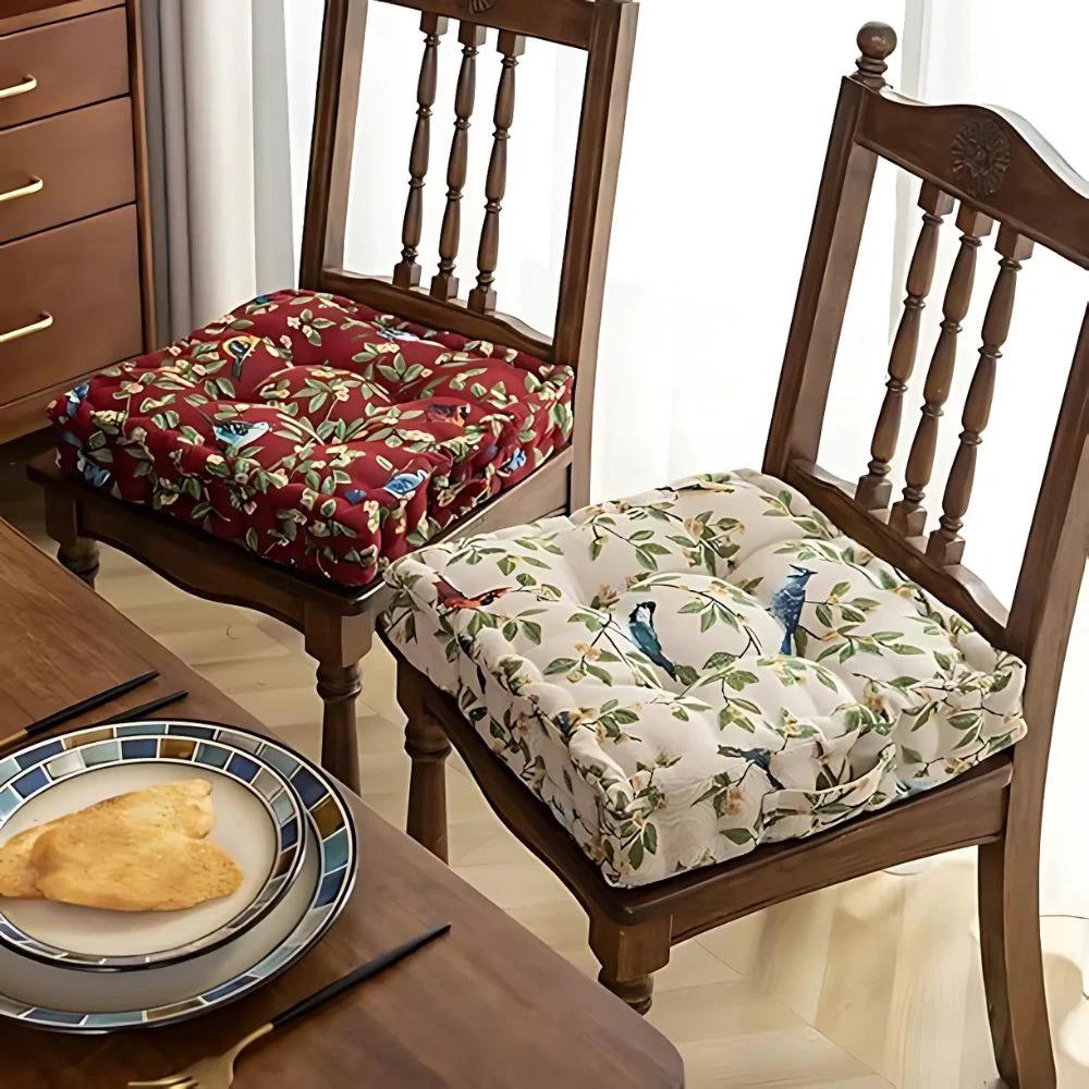 Whimsical Bird Leaf Cushion by Casa & Beyond