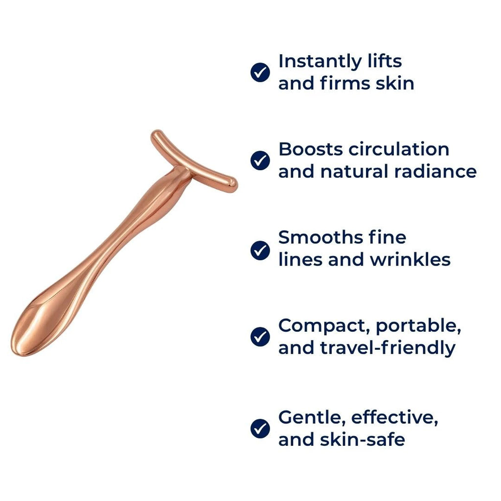 Lifts Skin & Reduces Puffiness – Hygienic Scoop-End Design – Portable Daily Anti-Ageing Skincare Bowlift by Bowlift