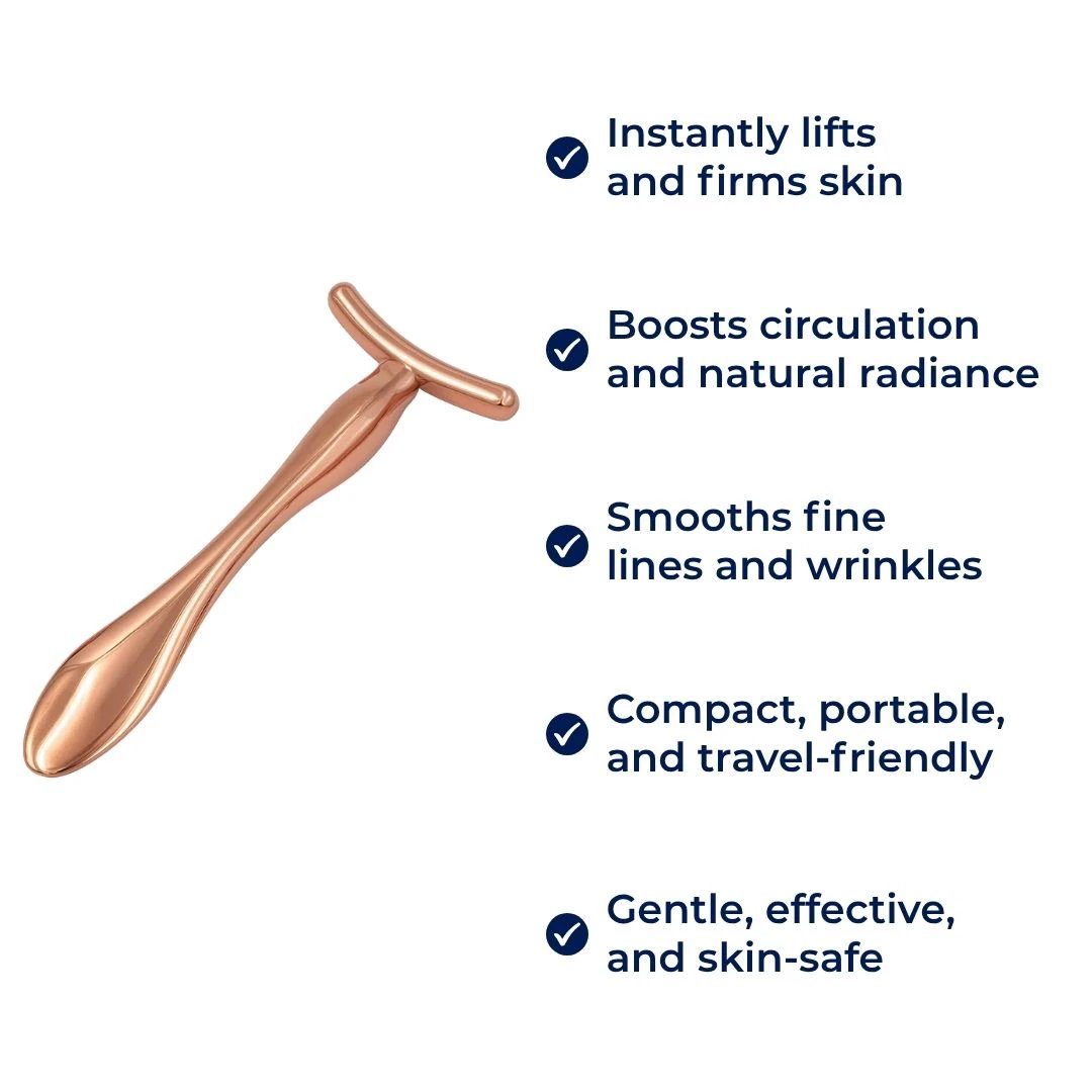 Lifts Skin & Reduces Puffiness – Hygienic Scoop-End Design – Portable Daily Anti-Ageing Skincare Bowlift by Bowlift