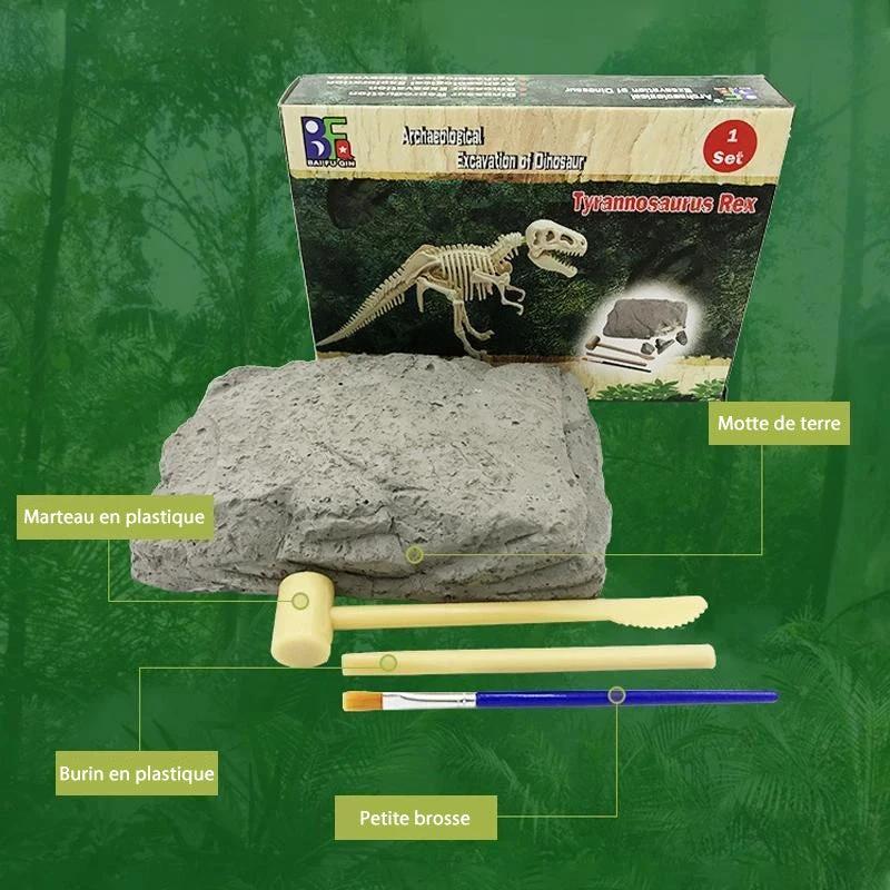 archaeological dinosaur toy by Bowlift