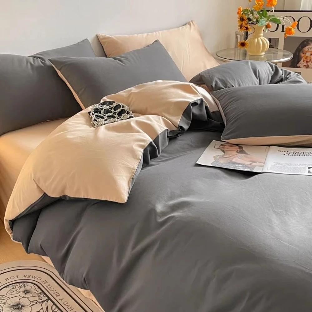 Lustova Cotton Duvet Cover | 3pcs Set by Casa & Beyond