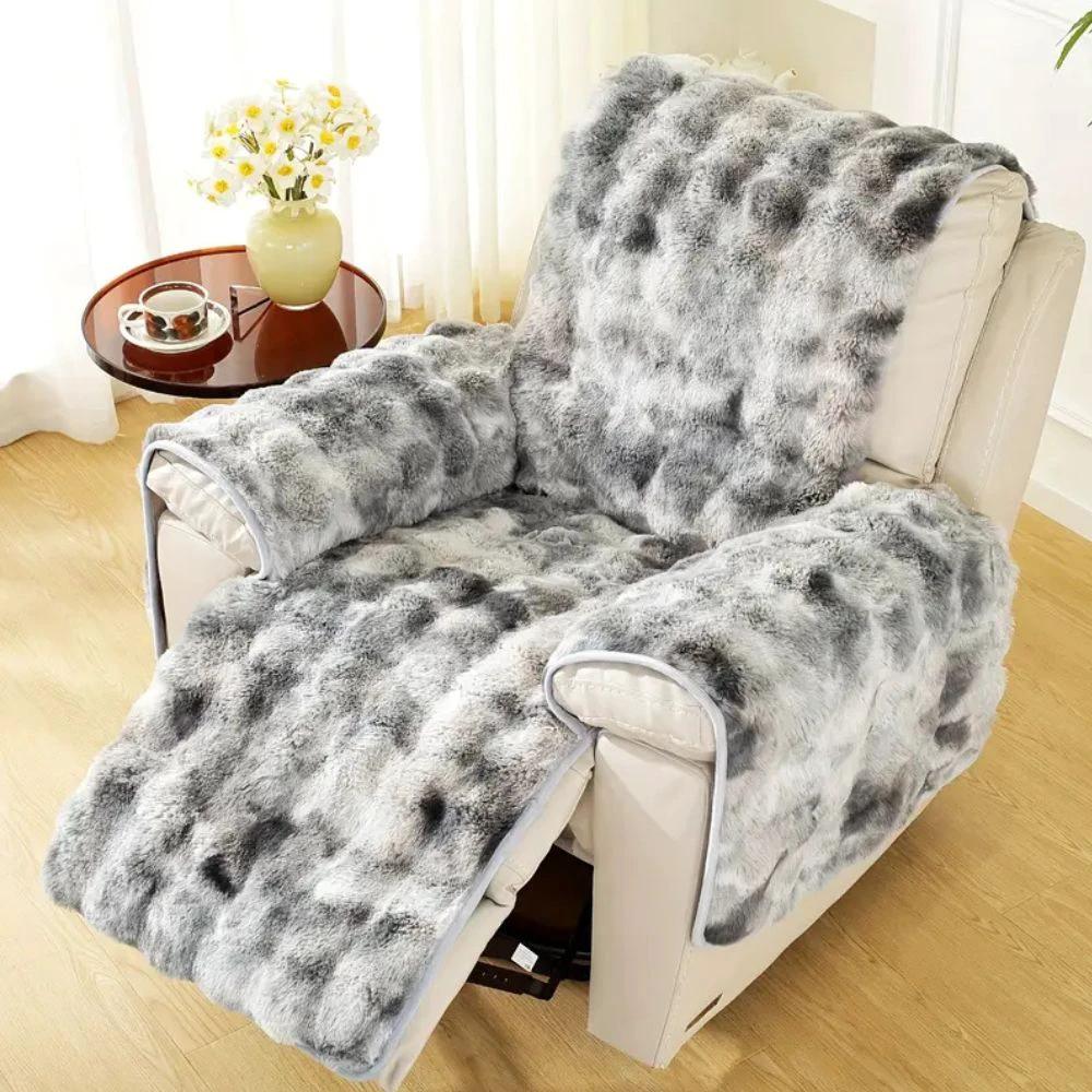 Velvet Plush Recliner Sofa Cover by Casa & Beyond