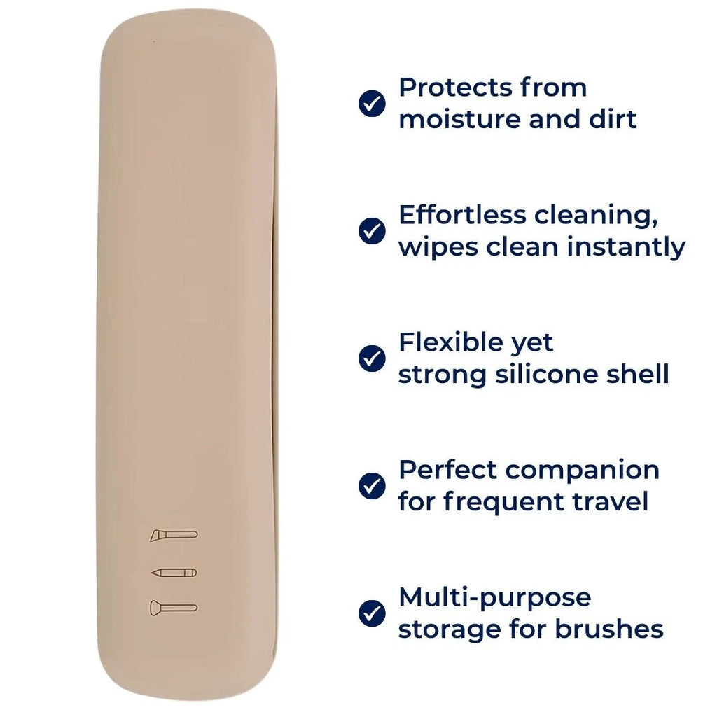 Organise & Protect Your Brushes – Dust- & Water-Resistant Silicone Case – Keep Clean & Tangle-Free Bowlift by Bowlift