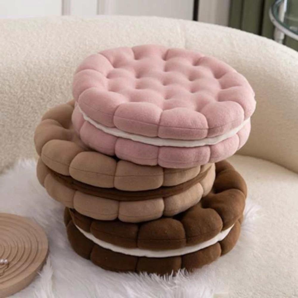 Snuggly Cookie-Inspired Cushion by Casa & Beyond