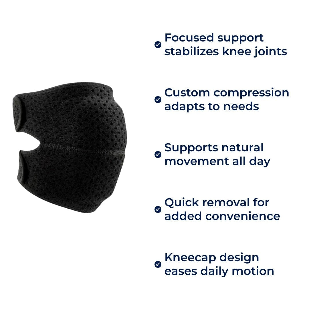 Joint Stabilisation – Breathable Knee Pad – Relieves Pain – Boosts Mobility – All-Day Comfort Bowlift by Bowlift