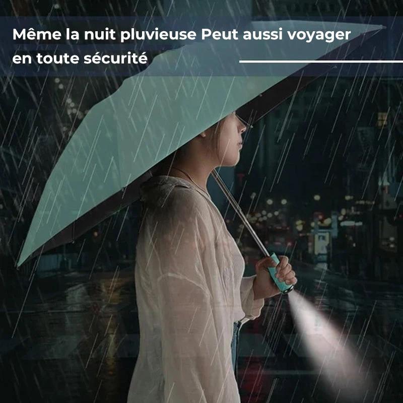 Windproof parasol and umbrella with LED by Bowlift