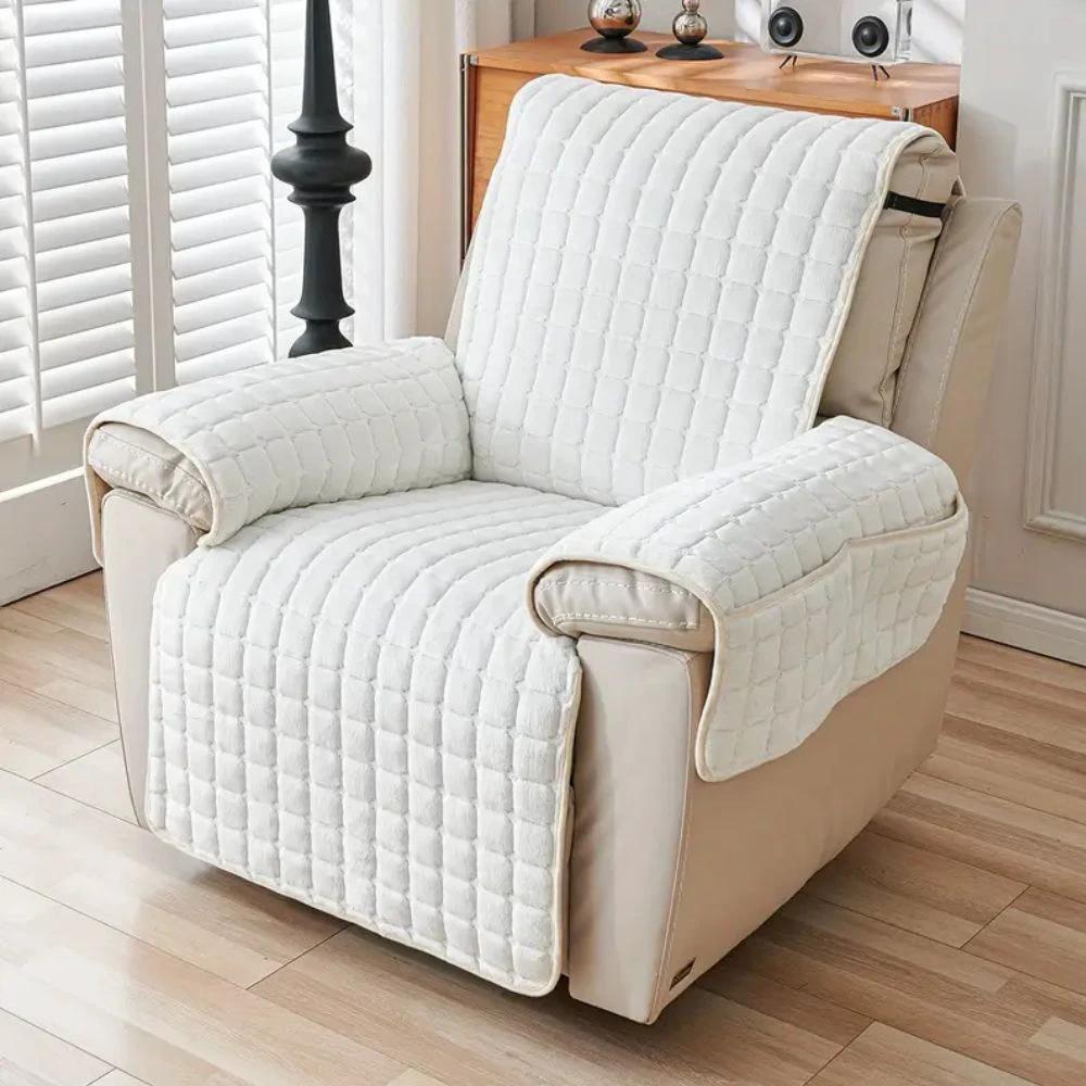 Snug Grid Recliner Cover by Casa & Beyond