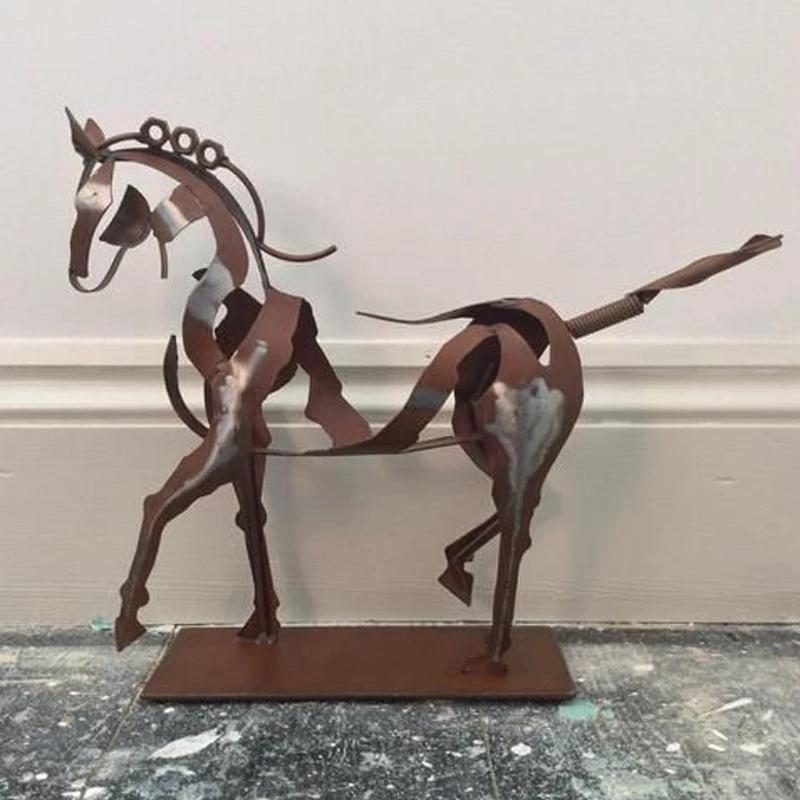 Hollow Metal Horse Ornament by Bowlift