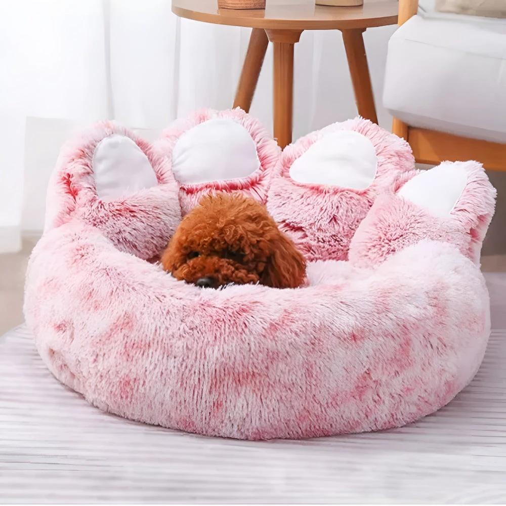 Furry Paw-Shaped Pet Bed by Casa & Beyond