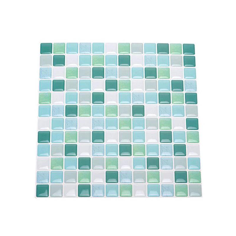 Plastic Peel & Stick Mosaic Tile Waterproof Peel & Stick Mosaic Tile with Square Shape by BowLift