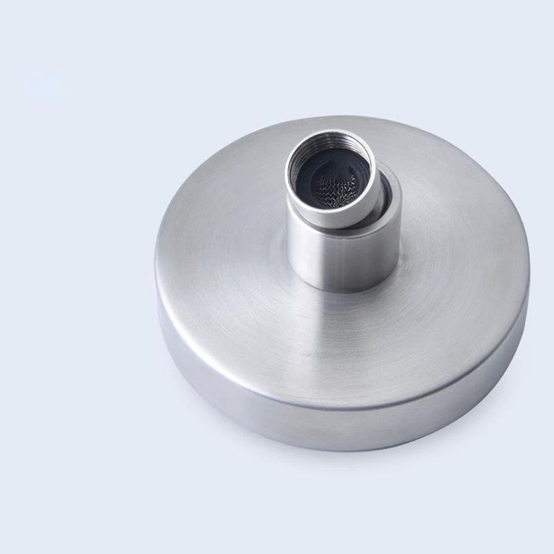 Stainless Steel Shower Combination Round Fixed Shower Head with Shower Arm by BowLift