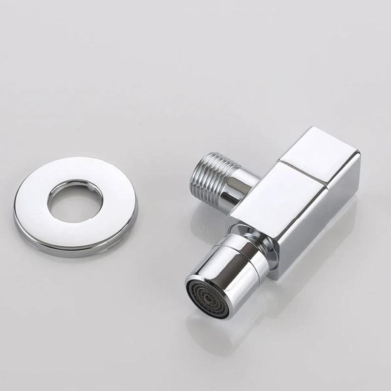 Contemporary Wall-Mounted Bathroom Faucet Knob Handle Solid Brass Round Faucet by BowLift