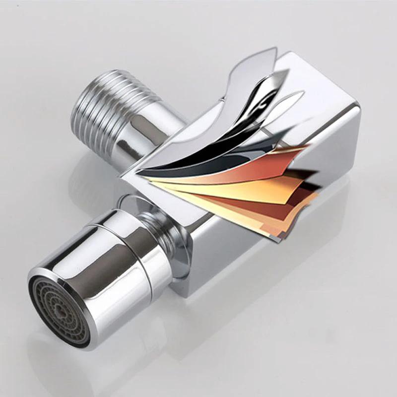 Contemporary Wall-Mounted Bathroom Faucet Knob Handle Solid Brass Round Faucet by BowLift