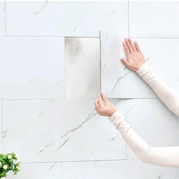 Individual Tiles Wallpaper PVC Waterproof Peel and Stick Tiles Wall Tile by BowLift