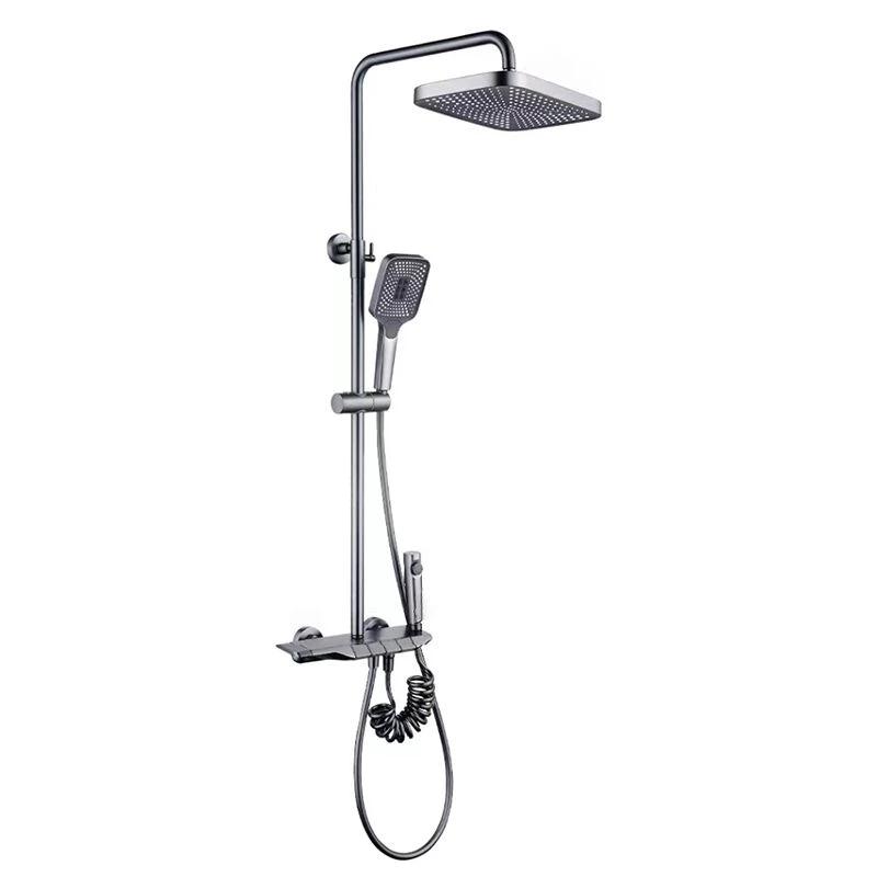 Modern adjustable water flow shower faucet shower arm shower system on the wall by BowLift