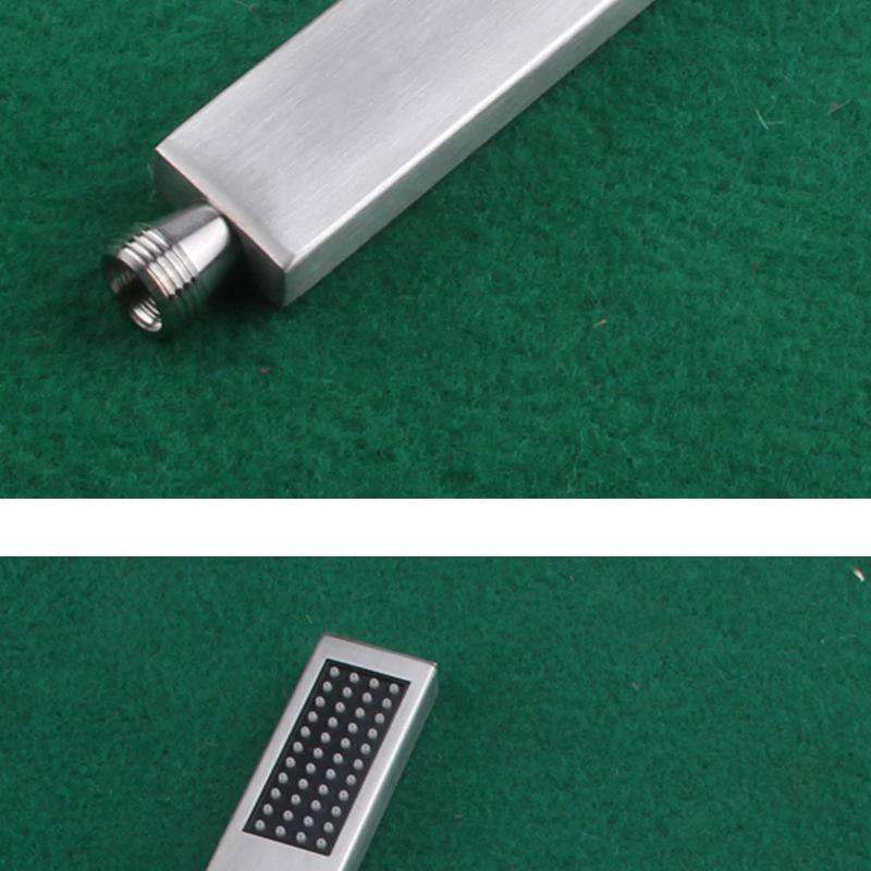 Simple Rectangle Shower Head 304 Stainless Steel Hand Shower by BowLift