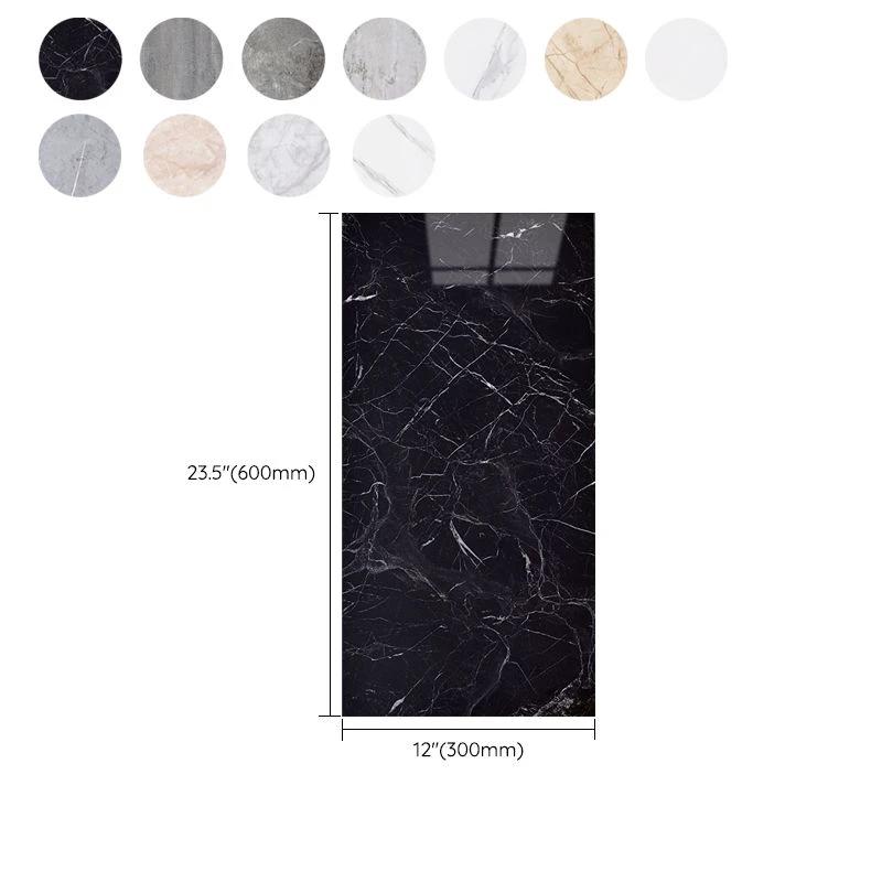 Plastic Peel and Stick Wall Tile Rectangular Waterproof Peel and Stick Wall Tile by BowLift